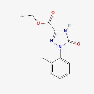 Ethyl 5-oxo-1-(o-tolyl)-2,5-dihydro-1H-1,2,4-triazole-3-carboxylate