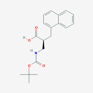 (S)-3-((tert-Butoxycarbonyl)amino)-2-(naphthalen-1-ylmethyl)propanoic acid