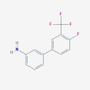 4'-Fluoro-3'-(trifluoromethyl)-[1,1'-biphenyl]-3-amine