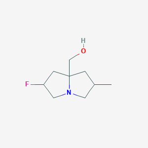 (2-Fluoro-6-methyltetrahydro-1H-pyrrolizin-7a(5H)-yl)methanol