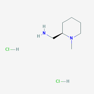 molecular formula C7H18Cl2N2 B12994542 (R)-(1-Methylpiperidin-2-yl)methanamine dihydrochloride 