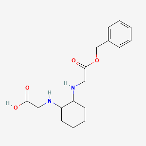 2-((2-((2-(Benzyloxy)-2-oxoethyl)amino)cyclohexyl)amino)aceticacid