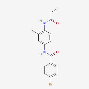 4-Bromo-N-(3-methyl-4-propionamidophenyl)benzamide