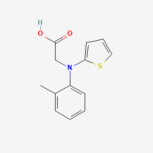 2-(Thiophen-2-yl(o-tolyl)amino)acetic acid