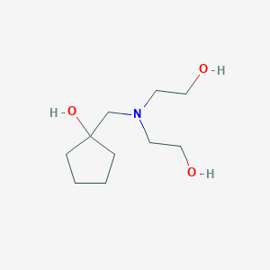 1-{[Bis(2-hydroxyethyl)amino]methyl}cyclopentan-1-ol