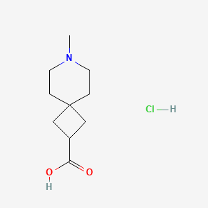 7-Methyl-7-azaspiro[3.5]nonane-2-carboxylic acid hydrochloride