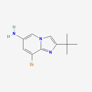 8-Bromo-2-(tert-butyl)imidazo[1,2-a]pyridin-6-amine