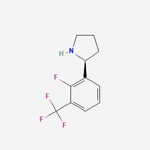 (S)-2-(2-Fluoro-3-(trifluoromethyl)phenyl)pyrrolidine