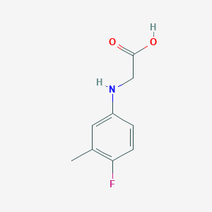 2-((4-Fluoro-3-methylphenyl)amino)aceticacid