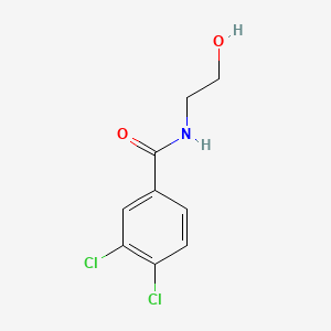 molecular formula C9H9Cl2NO2 B1299470 3,4-二氯-N-(2-羟乙基)苯甲酰胺 CAS No. 28298-26-2