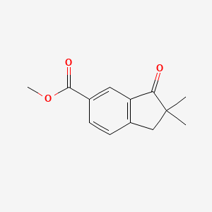 Methyl 2,2-dimethyl-3-oxo-2,3-dihydro-1H-indene-5-carboxylate