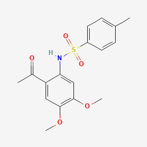 N-(2-acetyl-4,5-dimethoxyphenyl)-4-methylbenzenesulfonamide