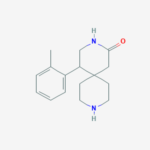 5-(o-Tolyl)-3,9-diazaspiro[5.5]undecan-2-one