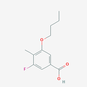 3-Butoxy-5-fluoro-4-methylbenzoic acid