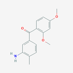 (3-Amino-4-methylphenyl)(2,4-dimethoxyphenyl)methanone