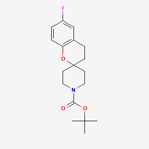 tert-Butyl 6-iodospiro[chroman-2,4'-piperidine]-1'-carboxylate