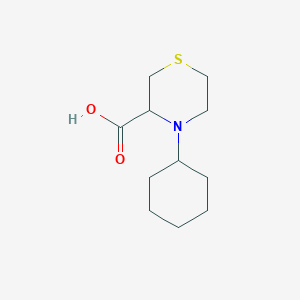 4-Cyclohexylthiomorpholine-3-carboxylic acid