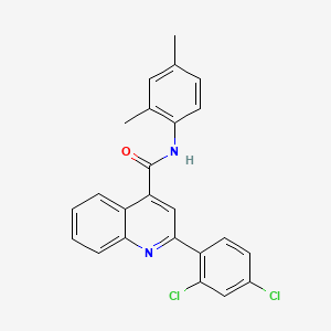 2-(2,4-dichlorophenyl)-N-(2,4-dimethylphenyl)quinoline-4-carboxamide