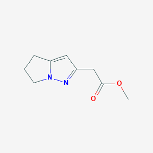 Methyl 2-(5,6-dihydro-4H-pyrrolo[1,2-b]pyrazol-2-yl)acetate