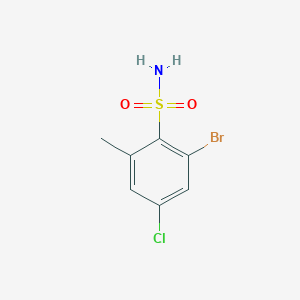 2-Bromo-4-chloro-6-methylbenzenesulfonamide