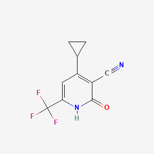 4-Cyclopropyl-2-hydroxy-6-(trifluoromethyl)nicotinonitrile