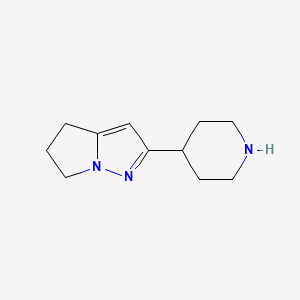 2-(Piperidin-4-yl)-5,6-dihydro-4H-pyrrolo[1,2-b]pyrazole