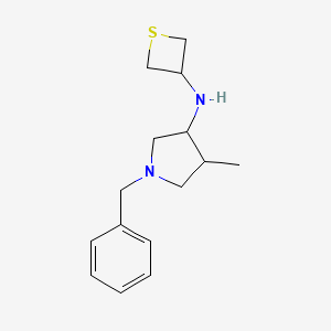 1-Benzyl-4-methyl-N-(thietan-3-yl)pyrrolidin-3-amine