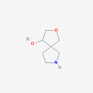 2-Oxa-7-azaspiro[4.4]nonan-4-ol