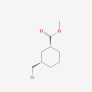 Methyl (1R,3S)-3-(bromomethyl)cyclohexane-1-carboxylate