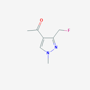 1-(3-(Fluoromethyl)-1-methyl-1H-pyrazol-4-yl)ethanone