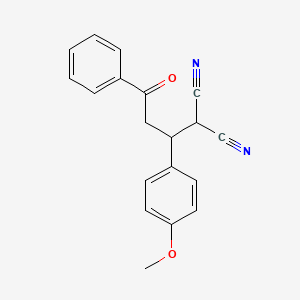 2-[1-(4-Methoxy-phenyl)-3-oxo-3-phenyl-propyl]-malononitrile