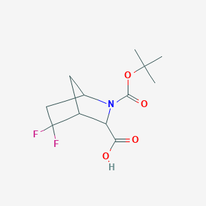 2-(tert-Butoxycarbonyl)-5,5-difluoro-2-azabicyclo[2.2.1]heptane-3-carboxylic acid