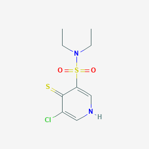 5-Chloro-N,N-diethyl-4-mercaptopyridine-3-sulfonamide