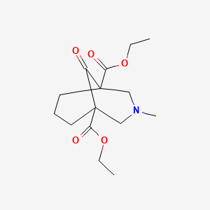 Diethyl 3-methyl-9-oxo-3-azabicyclo[3.3.1]nonane-1,5-dicarboxylate