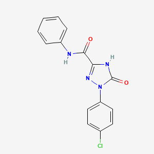 1-(4-Chlorophenyl)-5-oxo-N-phenyl-2,5-dihydro-1H-1,2,4-triazole-3-carboxamide