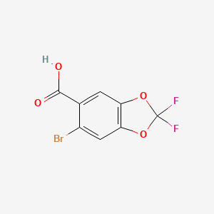 6-Bromo-2,2-difluorobenzo[d][1,3]dioxole-5-carboxylic acid