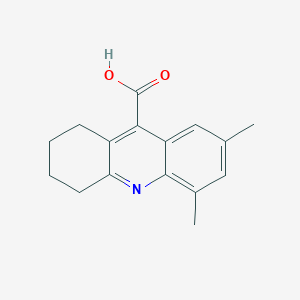 molecular formula C16H17NO2 B1299528 5,7-二甲基-1,2,3,4-四氢-蒽-9-羧酸 CAS No. 462066-98-4