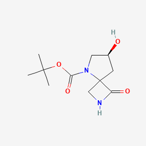 tert-Butyl (7S)-7-hydroxy-1-oxo-2,5-diazaspiro[3.4]octane-5-carboxylate