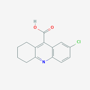 B1299530 7-Chloro-1,2,3,4-tetrahydro-acridine-9-carboxylic acid CAS No. 42878-47-7