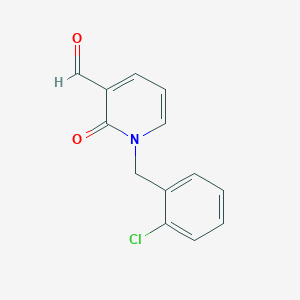 1-(2-Chlorobenzyl)-2-oxo-1,2-dihydropyridine-3-carbaldehyde