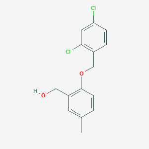 (2-((2,4-Dichlorobenzyl)oxy)-5-methylphenyl)methanol