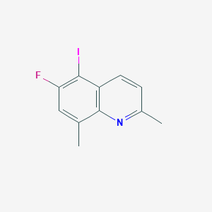 6-Fluoro-5-iodo-2,8-dimethylquinoline