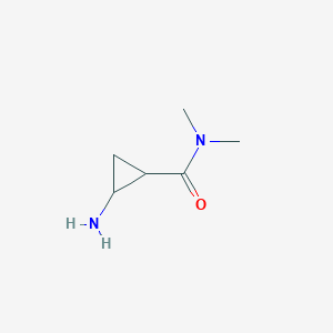 2-Amino-N,N-dimethylcyclopropane-1-carboxamide