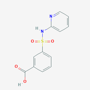 molecular formula C12H10N2O4S B1299536 3-(吡啶-2-基磺酰胺基)-苯甲酸 CAS No. 683265-90-9