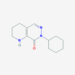 7-Cyclohexyl-1,2,3,4-tetrahydropyrido[2,3-d]pyridazin-8(7H)-one