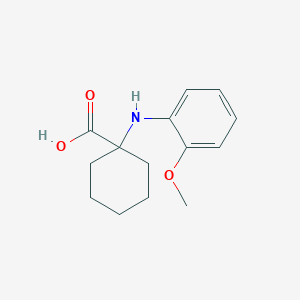 1-(2-Methoxy-phenylamino)-cyclohexanecarboxylic acid