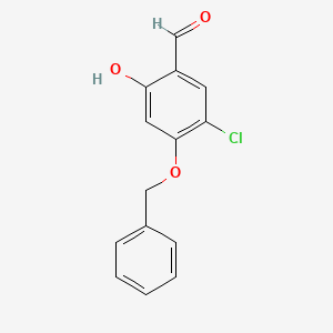 4-(Benzyloxy)-5-chloro-2-hydroxybenzaldehyde