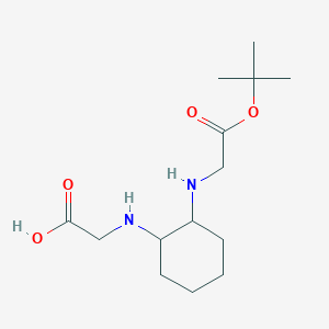 2-((2-((2-(tert-Butoxy)-2-oxoethyl)amino)cyclohexyl)amino)aceticacid