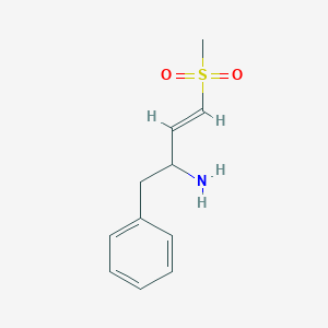 4-(Methylsulfonyl)-1-phenylbut-3-en-2-amine