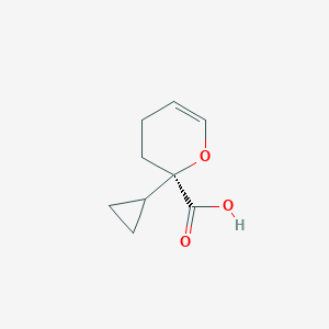 (R)-2-Cyclopropyl-3,4-dihydro-2H-pyran-2-carboxylic acid